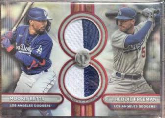 Mookie Betts / Freddie Freeman [Red Dual Player] #DR2-BF