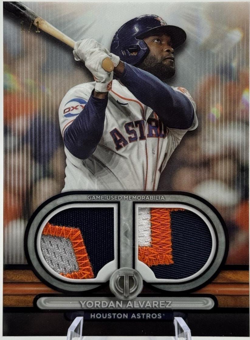 Yordan Alvarez [Black Single Player] #DR-YA