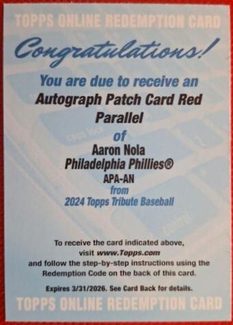 Aaron Nola [Red] #APA-AN