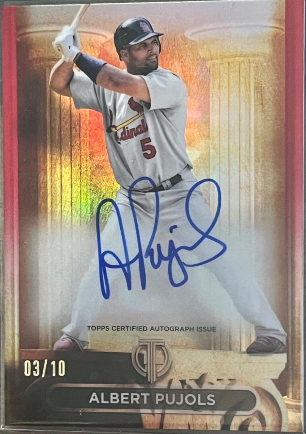 Albert Pujols [Red] #PTGA-AP