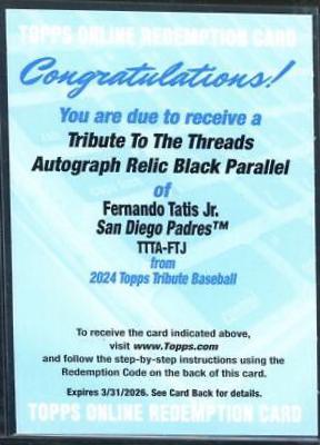Fernando Tatis Jr. [Black] #TTTA-FTJ