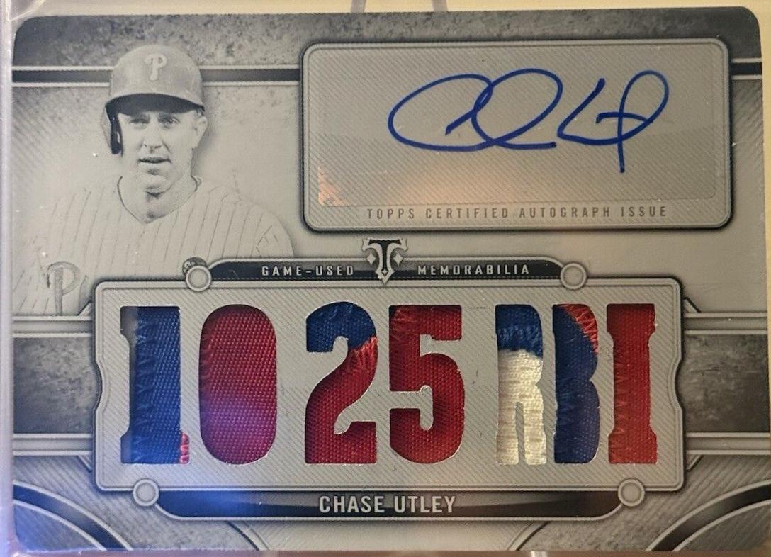 Chase Utley [Black Printing Plate] #TTAR-UTL1