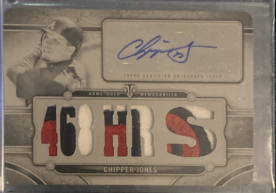 Chipper Jones [Magenta Printing Plate] #TTAR-CJ2