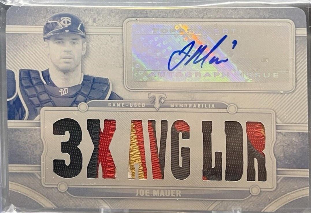 Joe Mauer [Black Printing Plate] #TTAR-JMA3