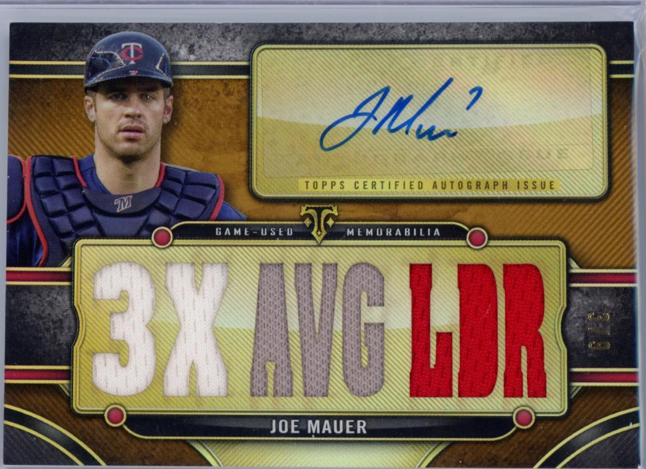 Joe Mauer [Gold] #TTAR-JMA2