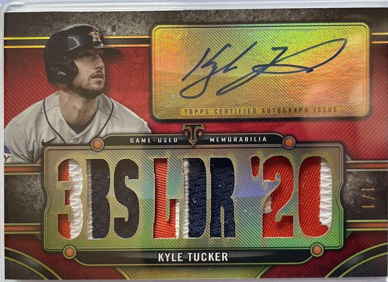 Kyle Tucker [Black Printing Plate] #TTAR-KT3