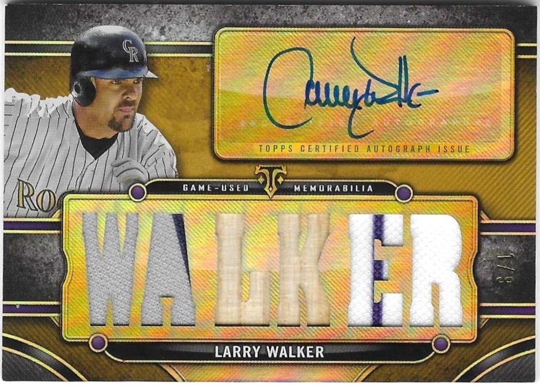 Larry Walker [Gold] #TTAR-LW1