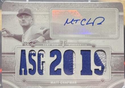 Matt Chapman [Black Printing Plate] #TTAR-MCH3