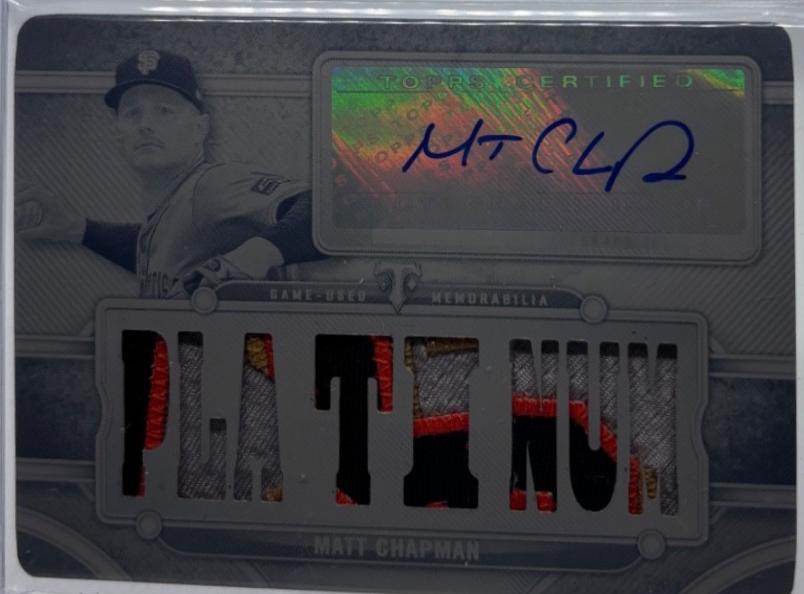 Matt Chapman [Magenta Printing Plate] #TTAR-MCH2