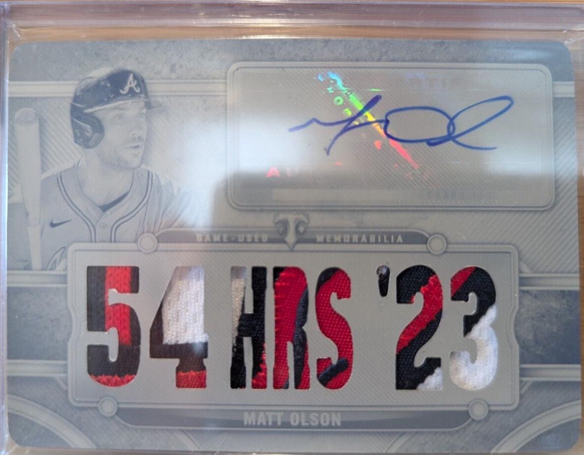 Matt Olson [Magenta Printing Plate] #TTAR-MO3