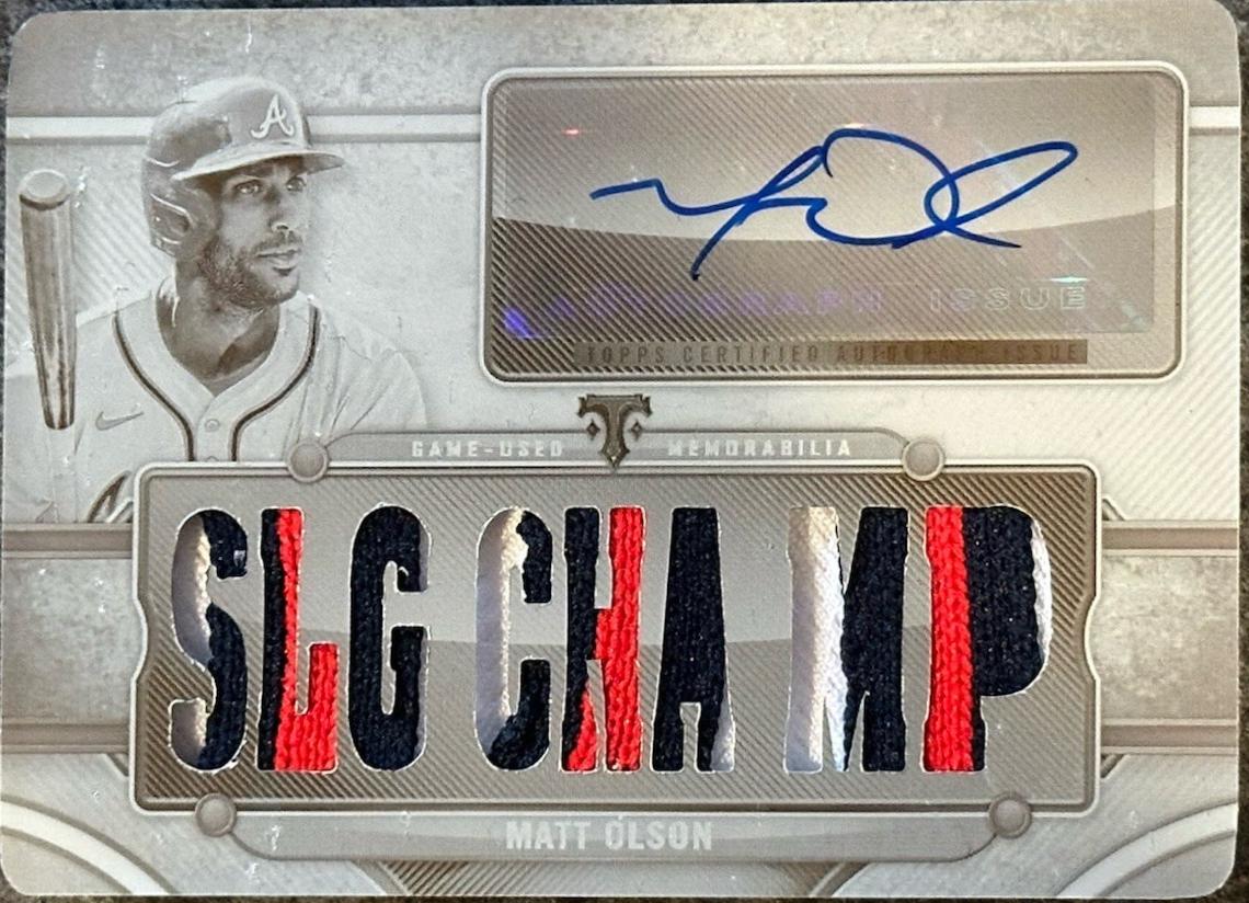 Matt Olson [Wood] #TTAR-MO3