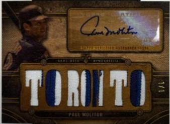 Paul Molitor [Black Printing Plate] #TTAR-MOL2
