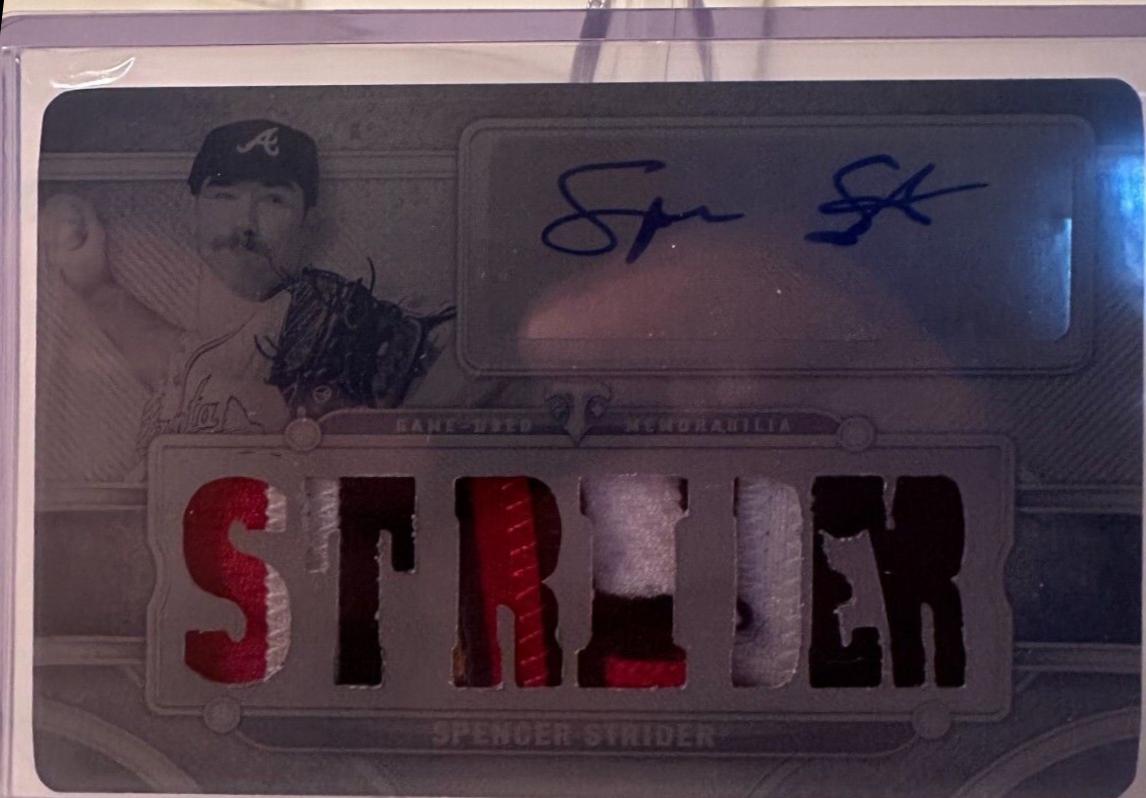 Spencer Strider [Black Printing Plate] #TTAR-SST1