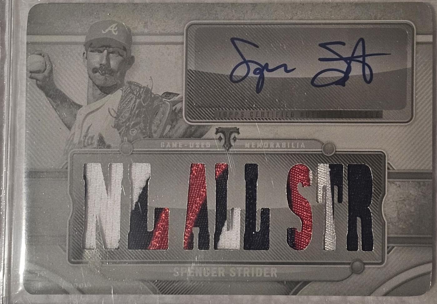 Spencer Strider [Black Printing Plate] #TTAR-SST4