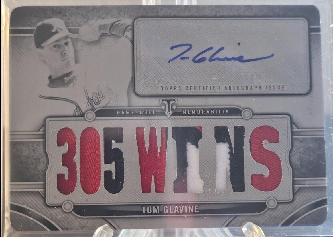 Tom Glavine [Black Printing Plate] #TTAR-TG3