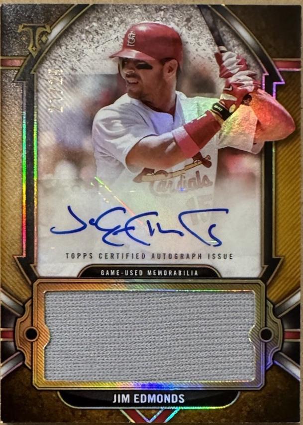 Jim Edmonds [Gold] #AJR-JE