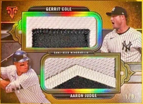 Aaron Judge / Gerrit Cole [Gold] #DRJ-JC