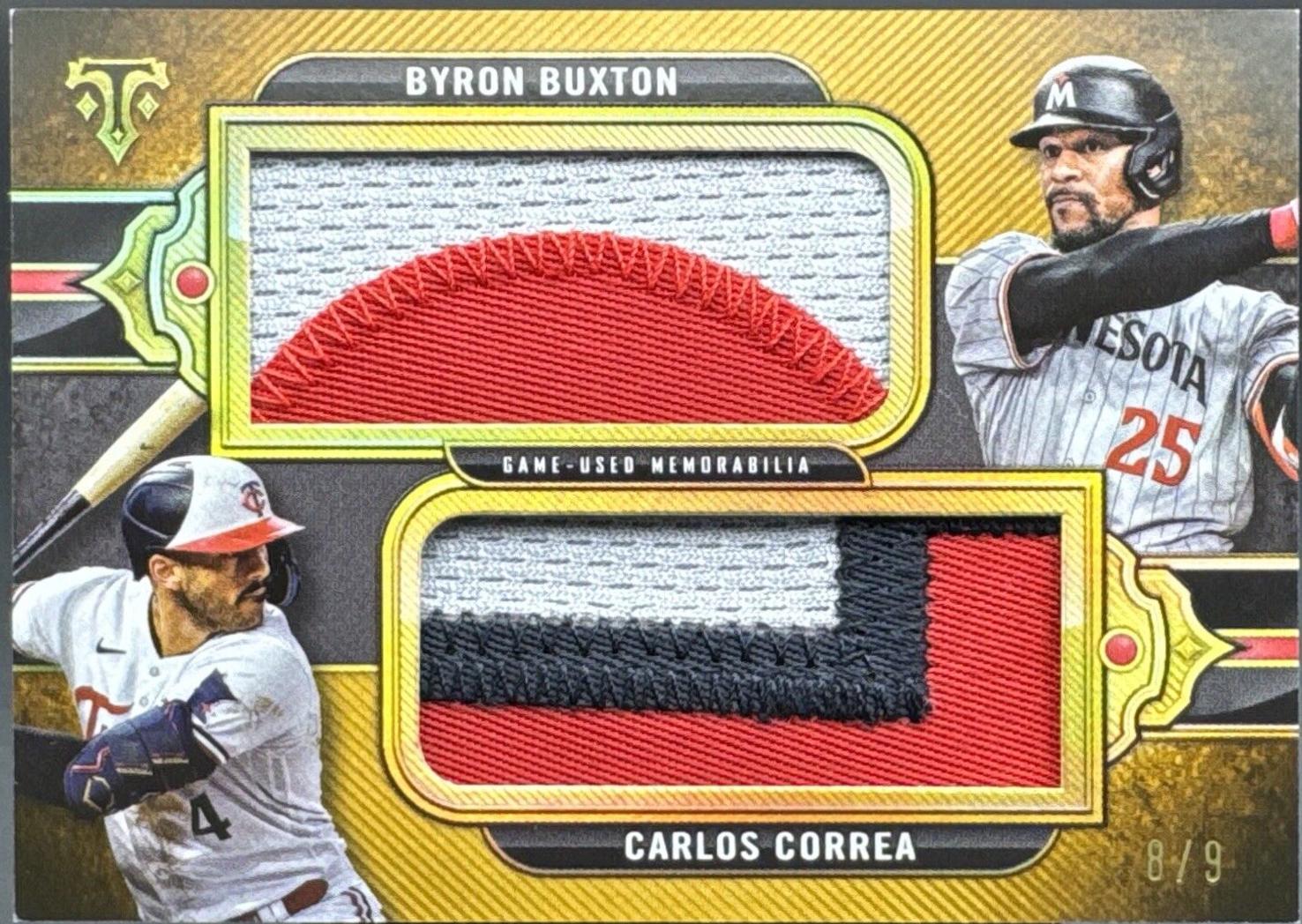 Carlos Correa / Byron Buxton [Gold] #DRJ-CB