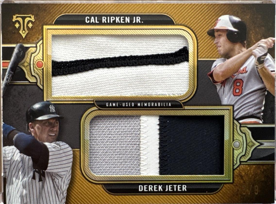 Derek Jeter / Cal Ripken Jr. [Gold] #DRJ-JR