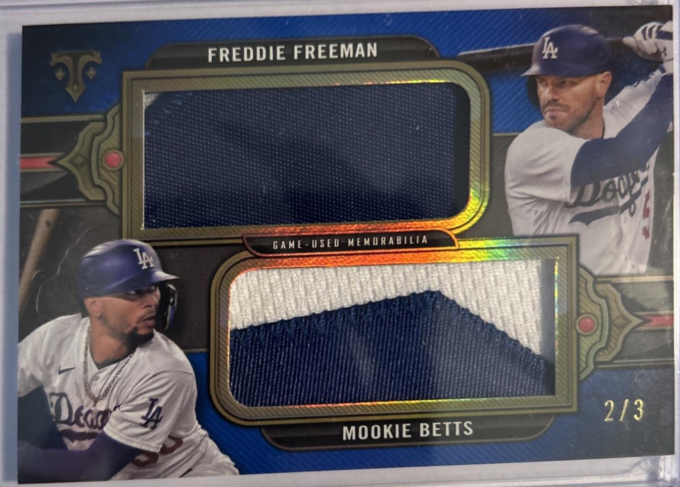 Freddie Freeman / Mookie Betts [Blue] #DRJ-BF