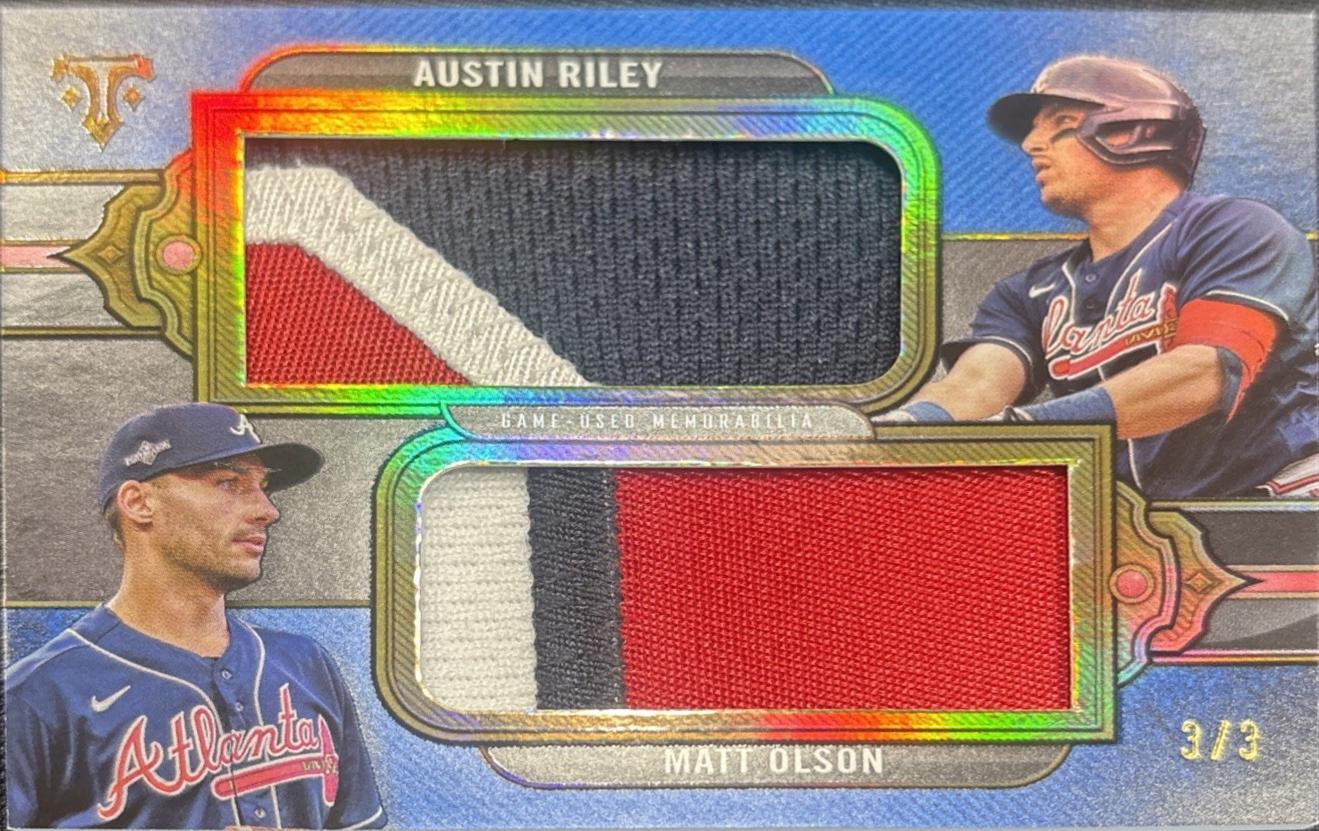 Matt Olson / Austin Riley [Blue] #DRJ-OR