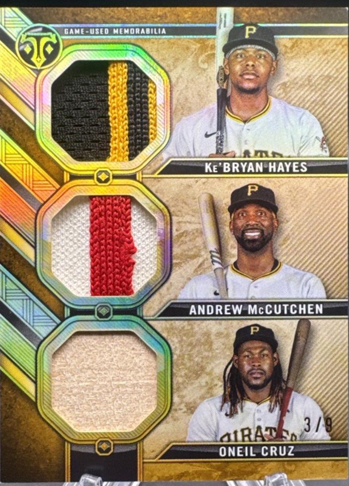 Andrew McCutchen / Oneil Cruz / Ke'Bryan Hayes [Gold] #RCC-HMO