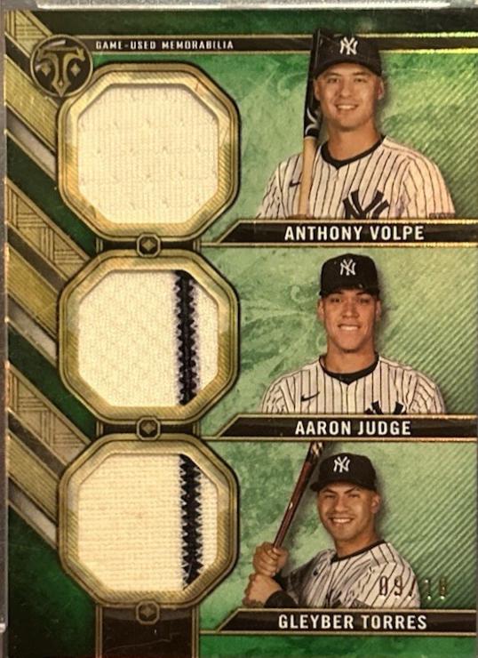 Anthony Volpe / Aaron Judge / Gleyber Torres [Emerald] #RCC-VJT