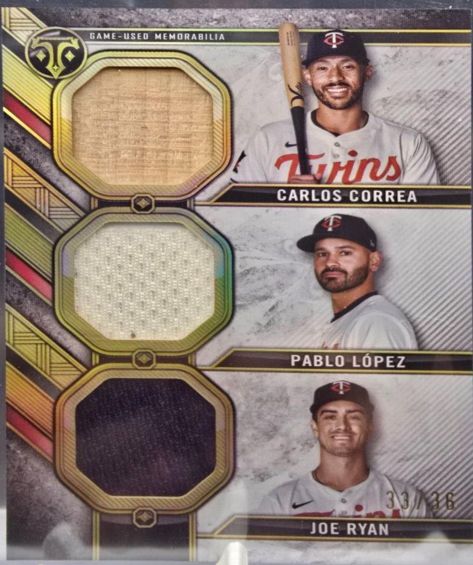 Carlos Correa / Pablo Lopez / Joe Ryan #RCC-CLR