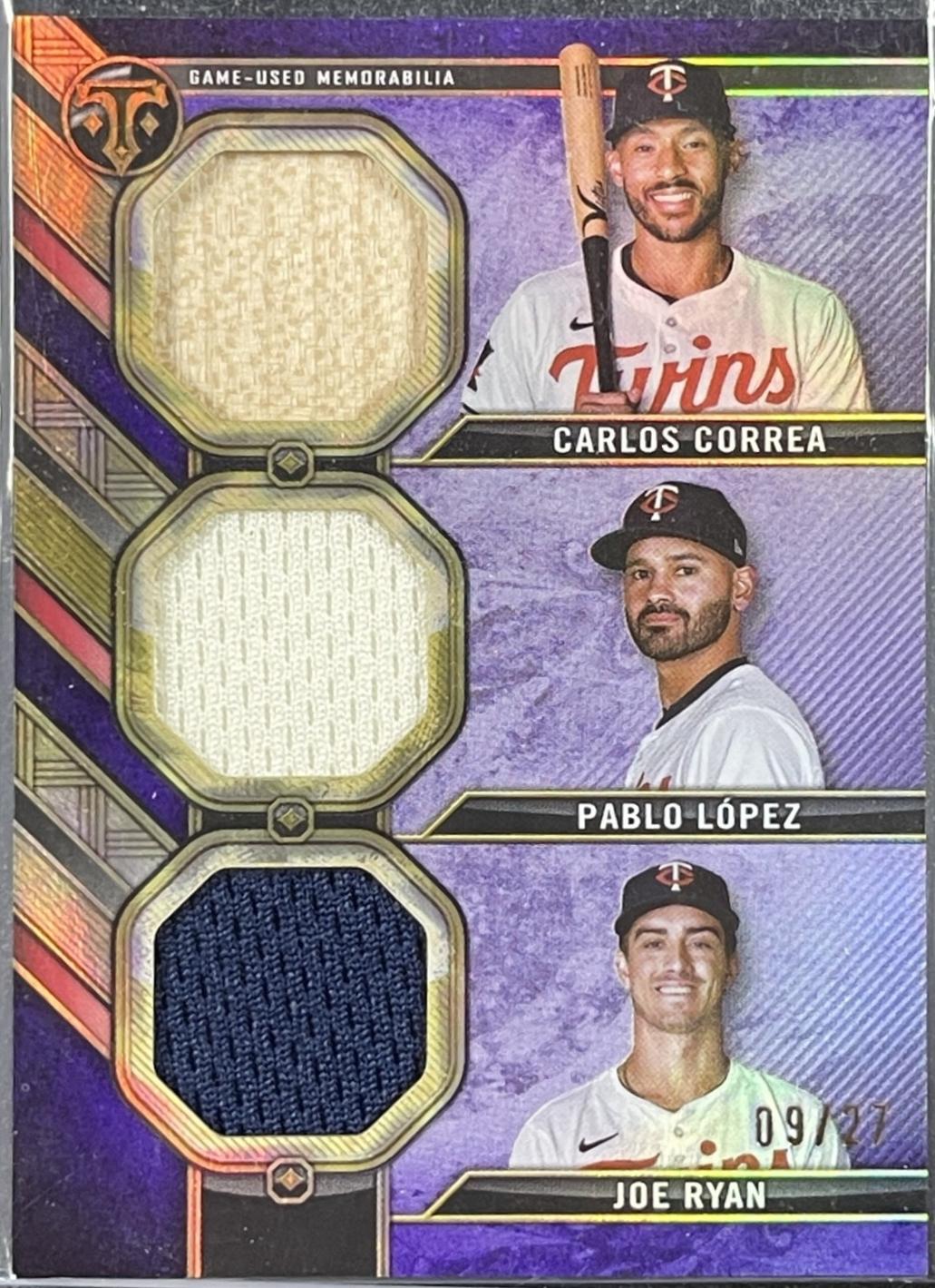 Carlos Correa / Pablo Lopez / Joe Ryan [Amethyst] #RCC-CLR