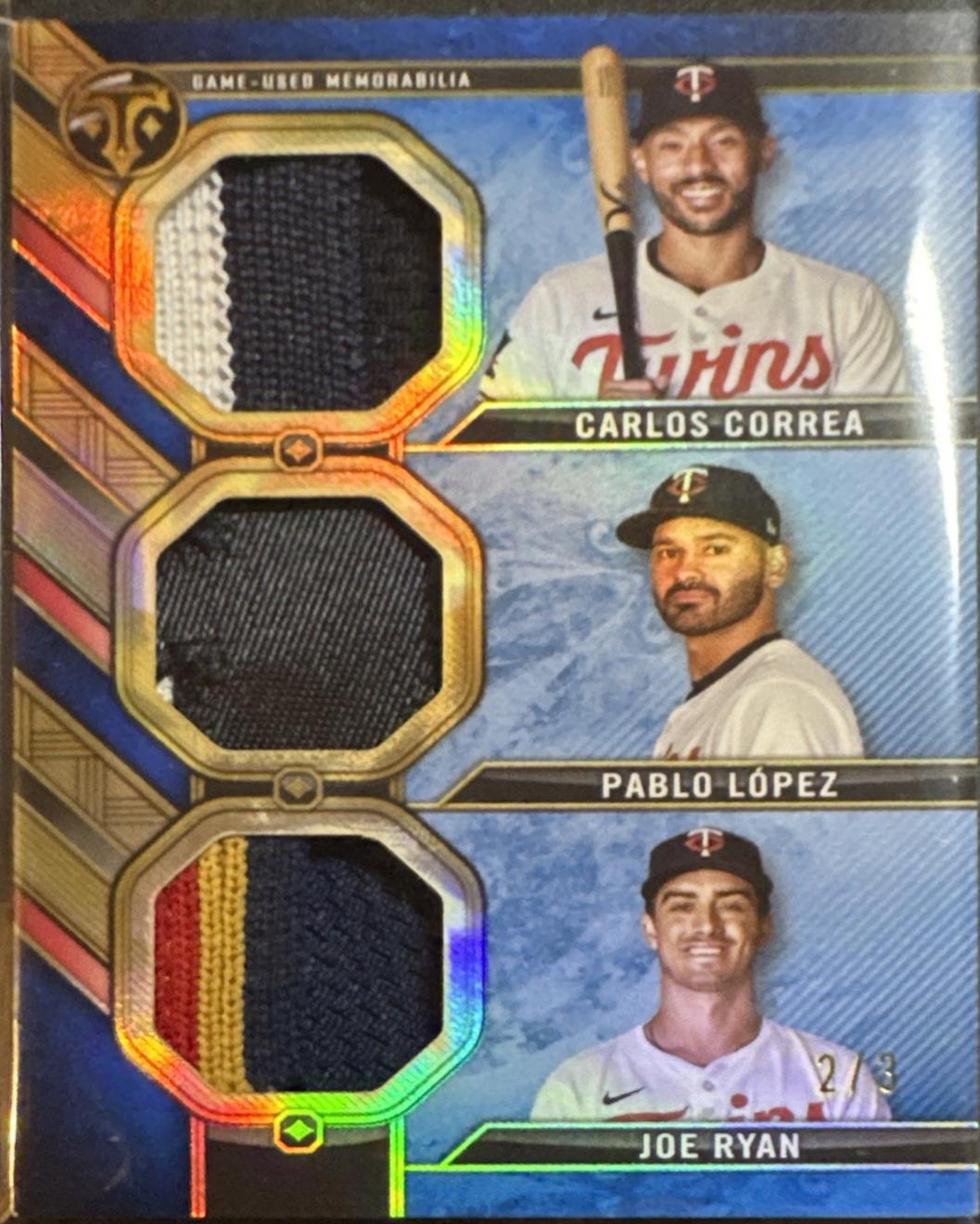 Carlos Correa / Pablo Lopez / Joe Ryan [Sapphire] #RCC-CLR