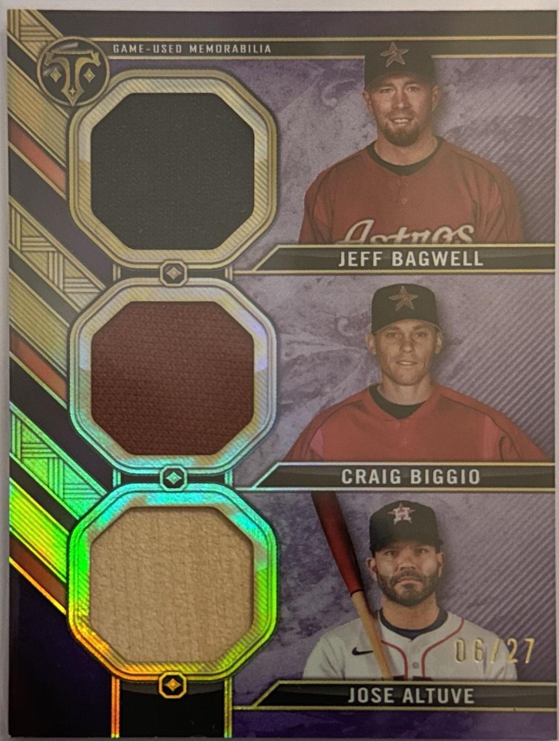 Craig Biggio / Jeff Bagwell / Jose Altuve #RCC-BBA