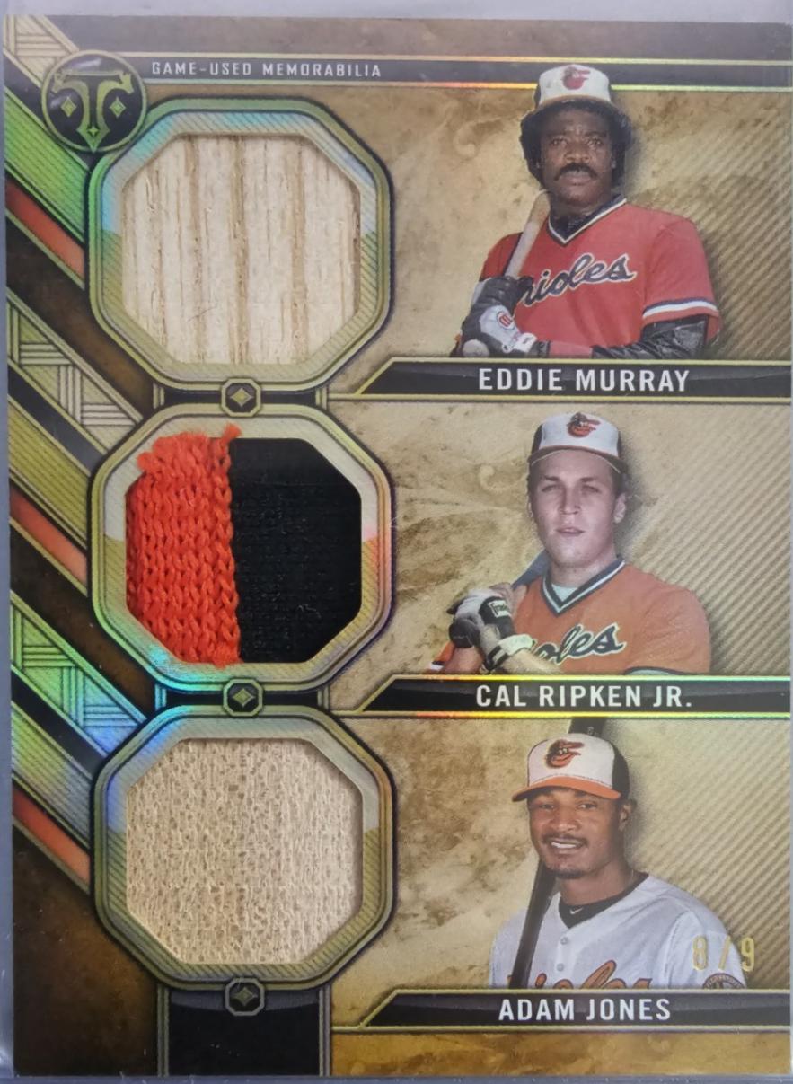 Eddie Murray / Adam Jones / Cal Ripken Jr. [Gold] #RCC-MRJ