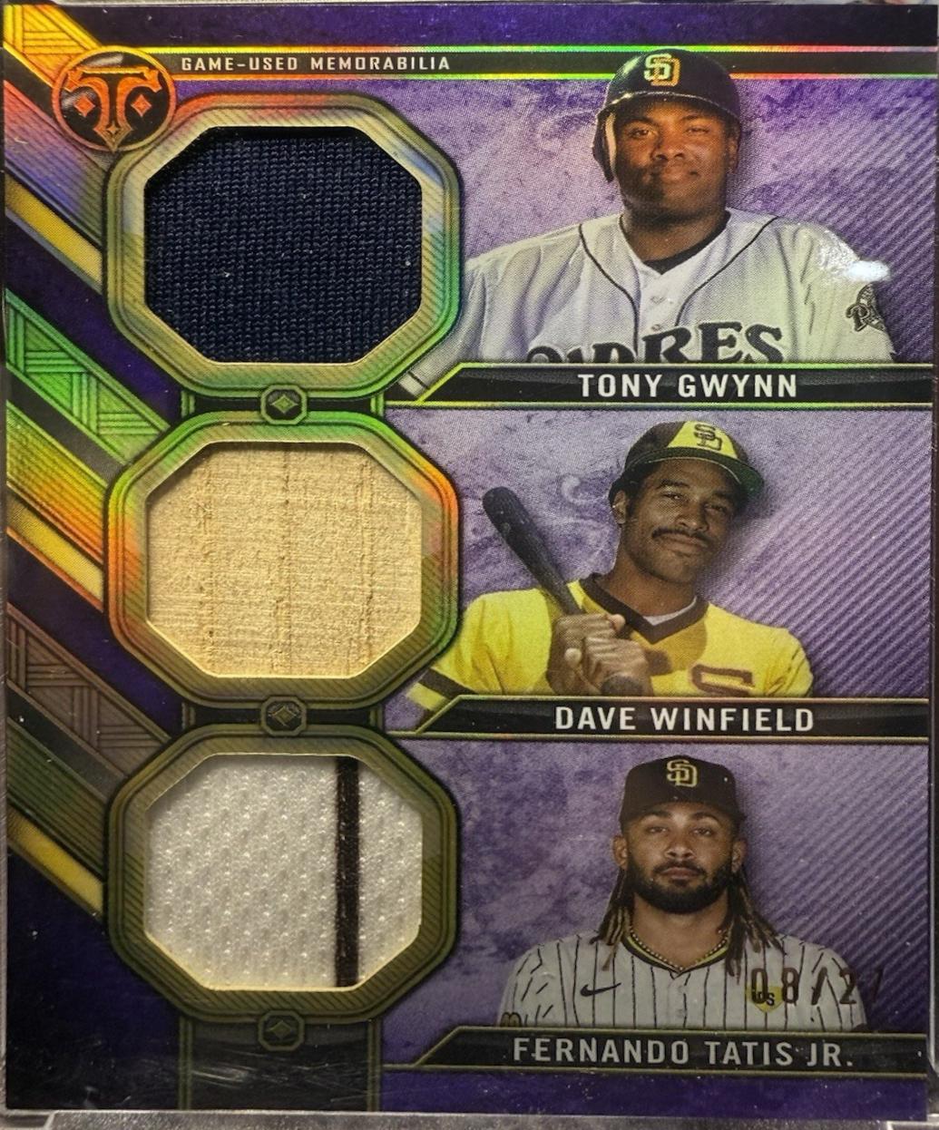 Fernando Tatis Jr. / Dave Winfield / Tony Gwynn [Amethyst] #RCC-GWT