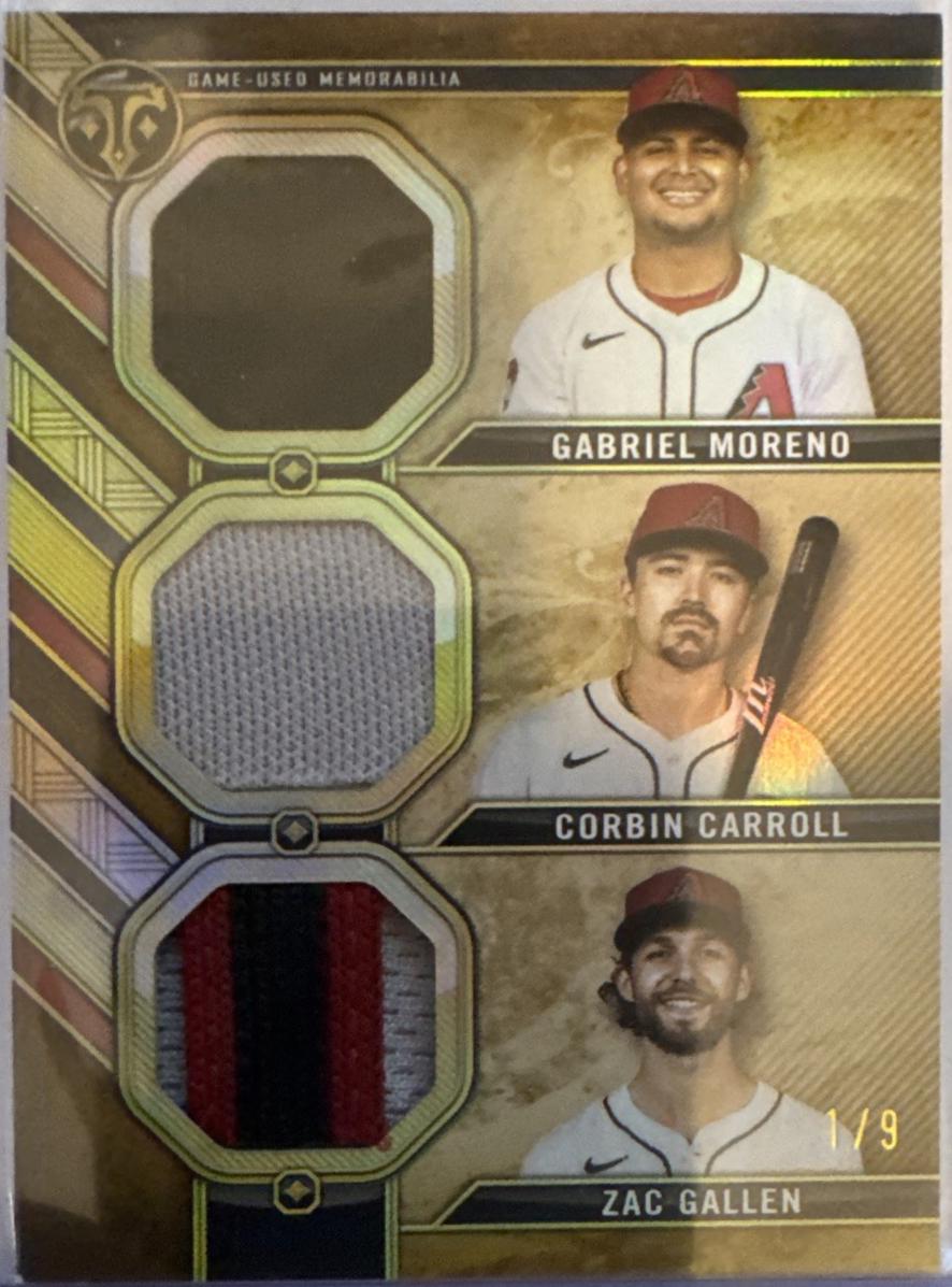 Gabriel Moreno / Corbin Carroll / Zac Gallen [Gold] #RCC-MCG