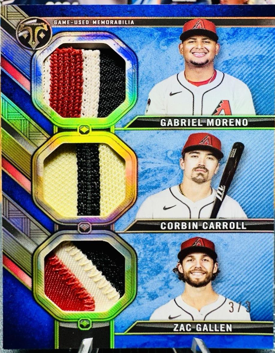 Gabriel Moreno / Corbin Carroll / Zac Gallen [Sapphire] #RCC-MCG