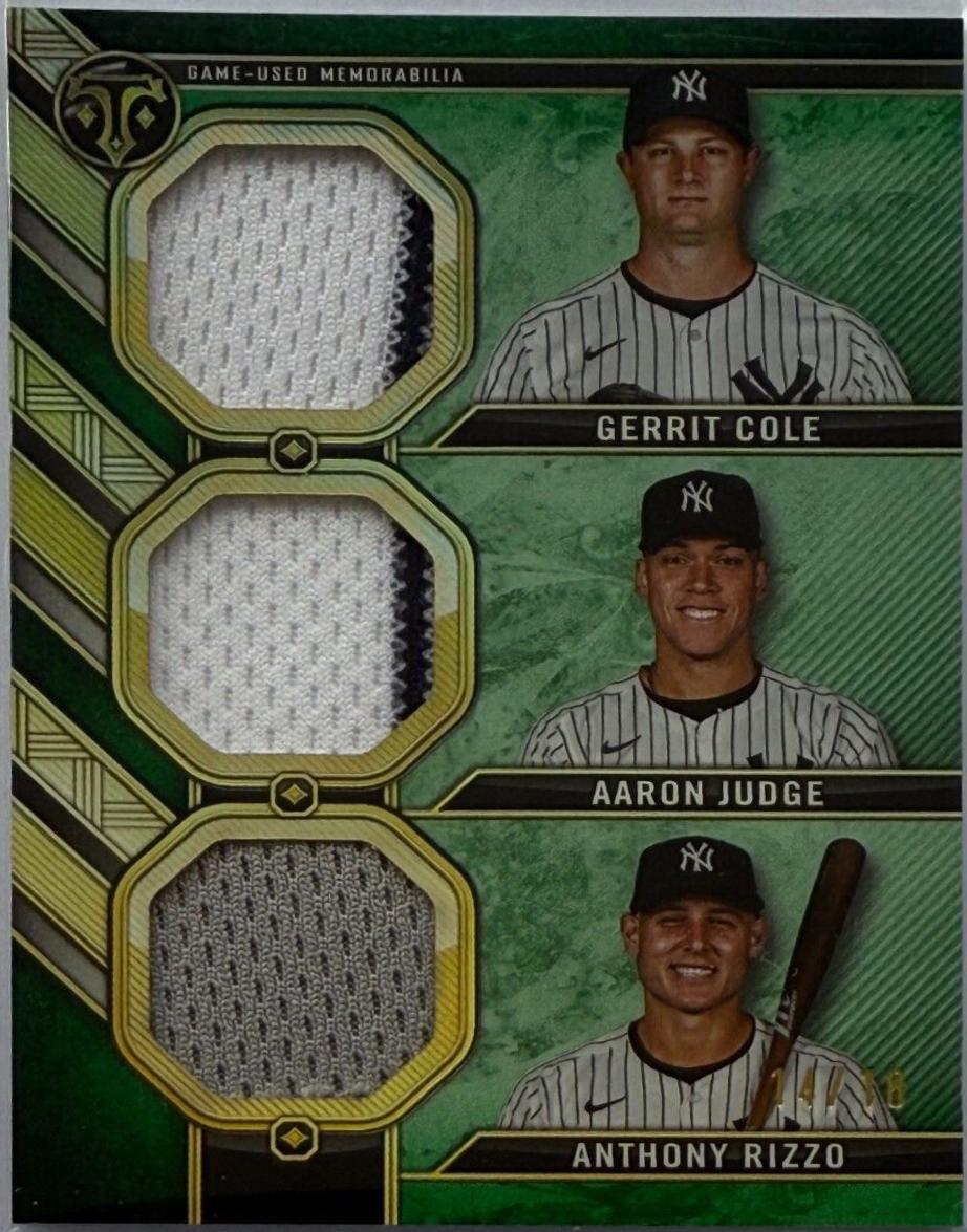 Gerrit Cole / Anthony Rizzo / Aaron Judge #RCC-CJR