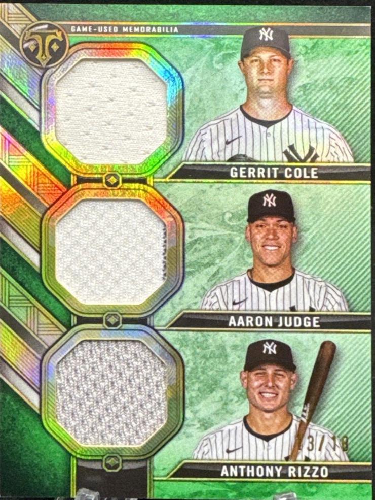Gerrit Cole / Anthony Rizzo / Aaron Judge [Emerald] #RCC-CJR