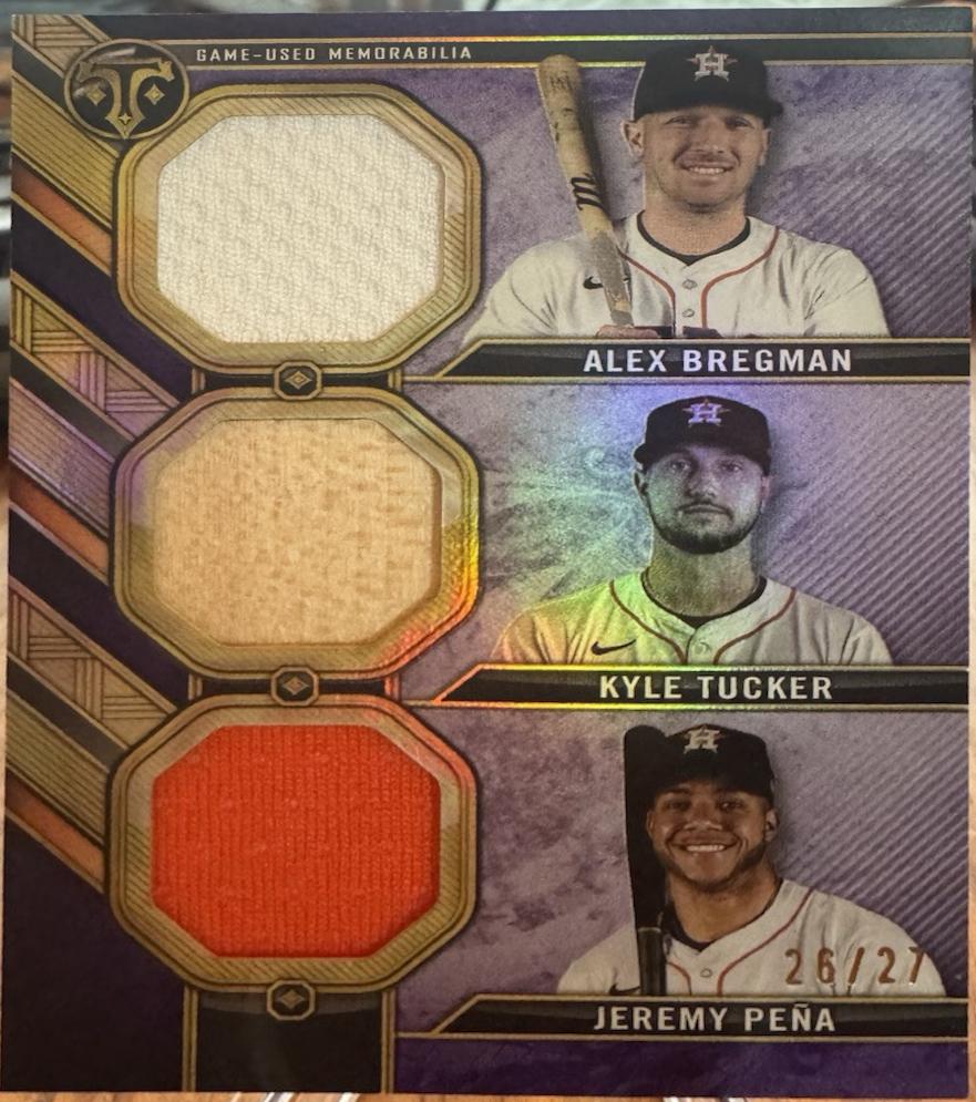 Kyle Tucker / Jeremy Pena / Alex Bregman [Amethyst] #RCC-BTP