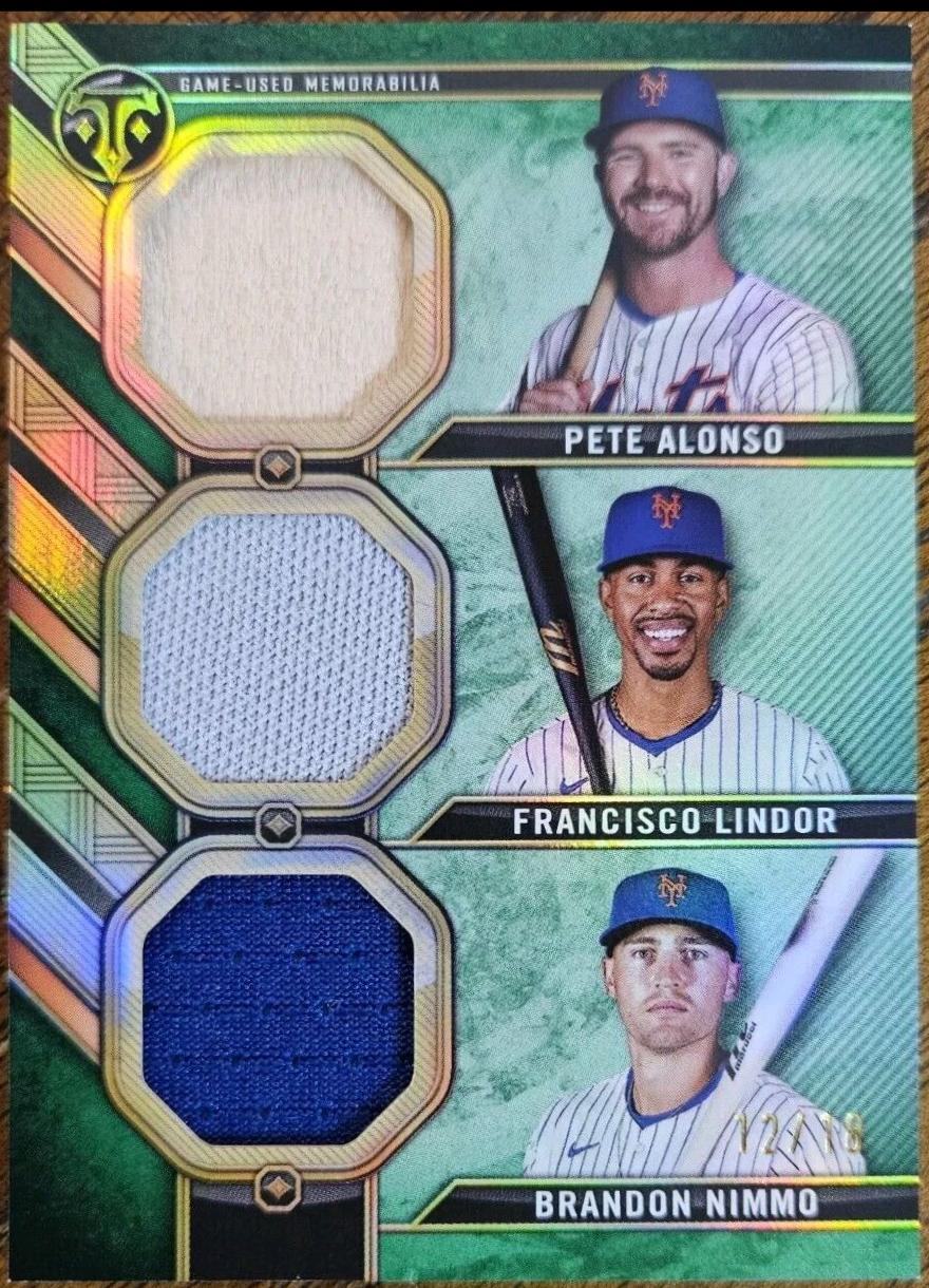 Pete Alonso / Francisco Lindor / Brandon Nimmo #RCC-ALN