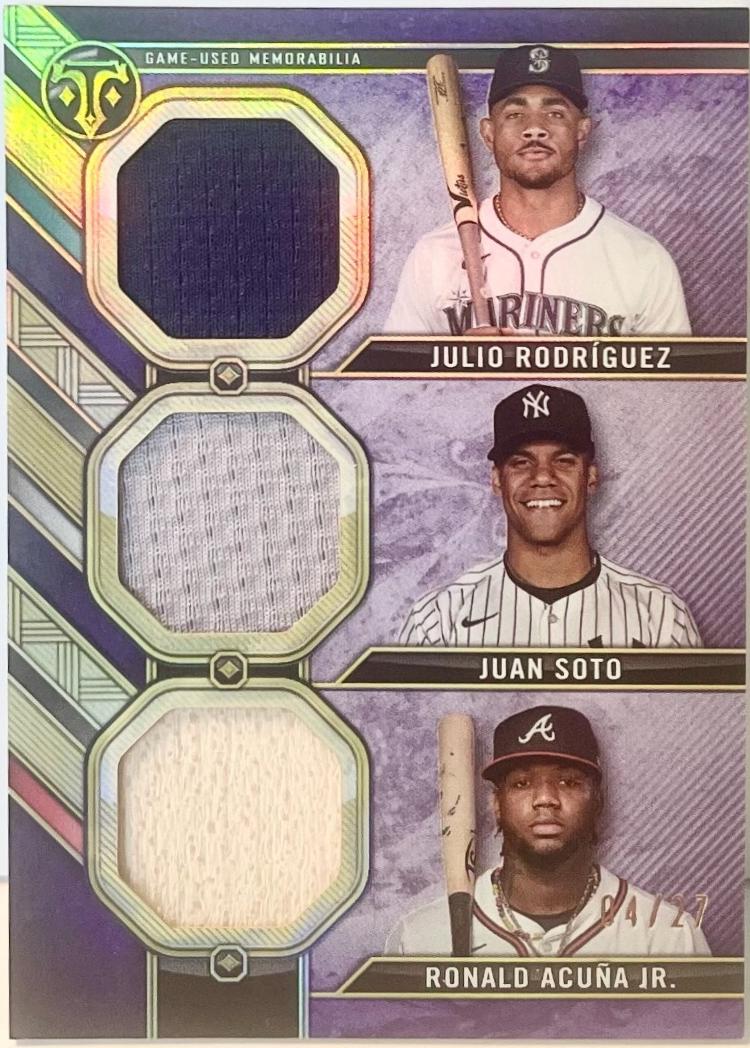 Ronald Acuna Jr. / Juan Soto / Julio Rodriguez [Amethyst] #RCC-RSA