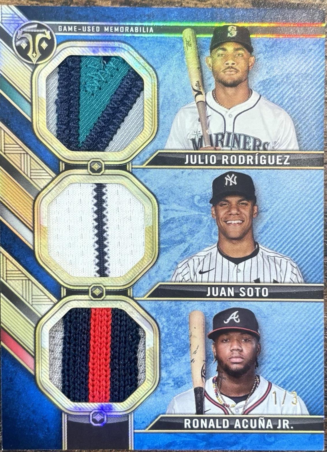 Ronald Acuna Jr. / Juan Soto / Julio Rodriguez [Sapphire] #RCC-RSA