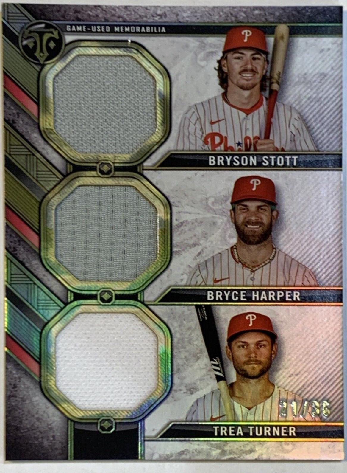 Trea Turner / Bryce Harper / Bryson Stott #RCC-SHT