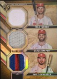 Trea Turner / Bryce Harper / Kyle Schwarber #RCC-THS