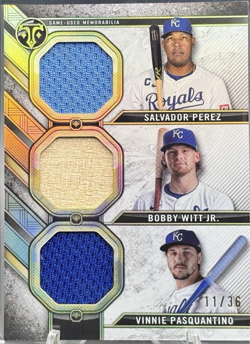 Vinnie Pasquantino / Bobby Witt Jr. / Salvador Perez #RCC-PWP