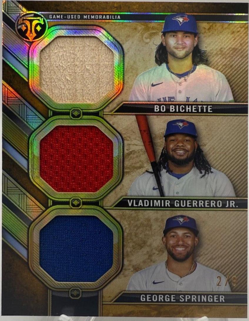 Vladimir Guerrero Jr. / Bo Bichette / George Springer [Gold] #RCC-BGS