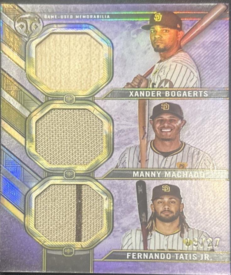 Xander Bogaerts / Fernando Tatis Jr. / Manny Machado [Amethyst] #RCC-BMT