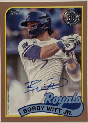 Bobby Witt Jr. [Gold] #89AU-BW
