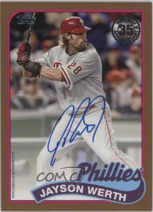 Jayson Werth [Gold] #89BA2-JWE