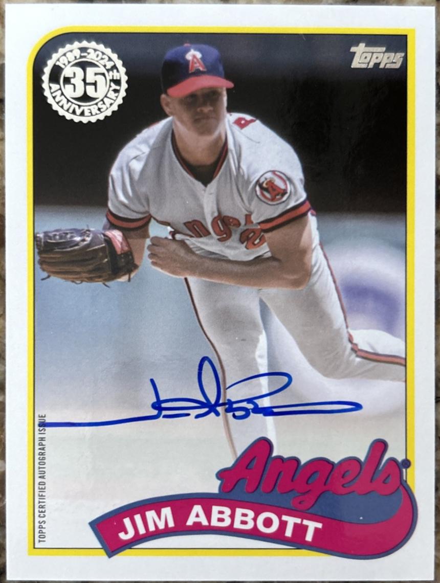 Jim Abbott #89BA2-JA