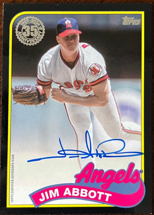 Jim Abbott [Black] #89BA2-JA